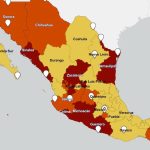 US travel map puts six Mexican states at highest risk